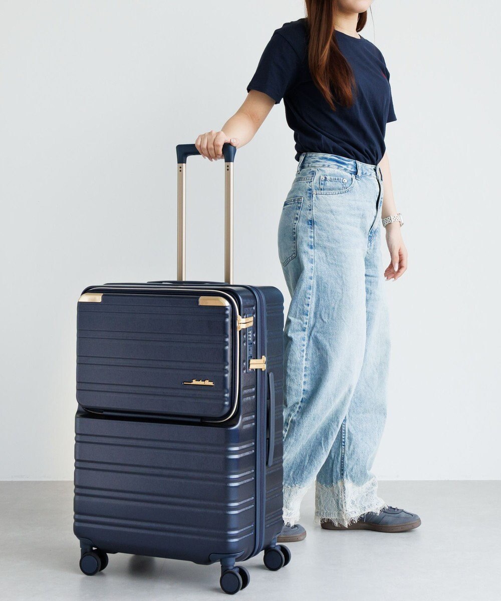 ACE BAGS & LUGGAGE Jewelna Rose ノクシエラ フロントポケット付 スーツケース 65L 09362 ジュエルナローズ 