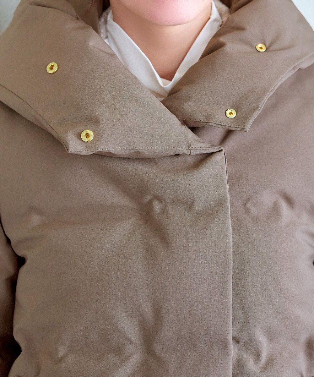 Tiaclasse 袖口リブデザインシームレスダウン 