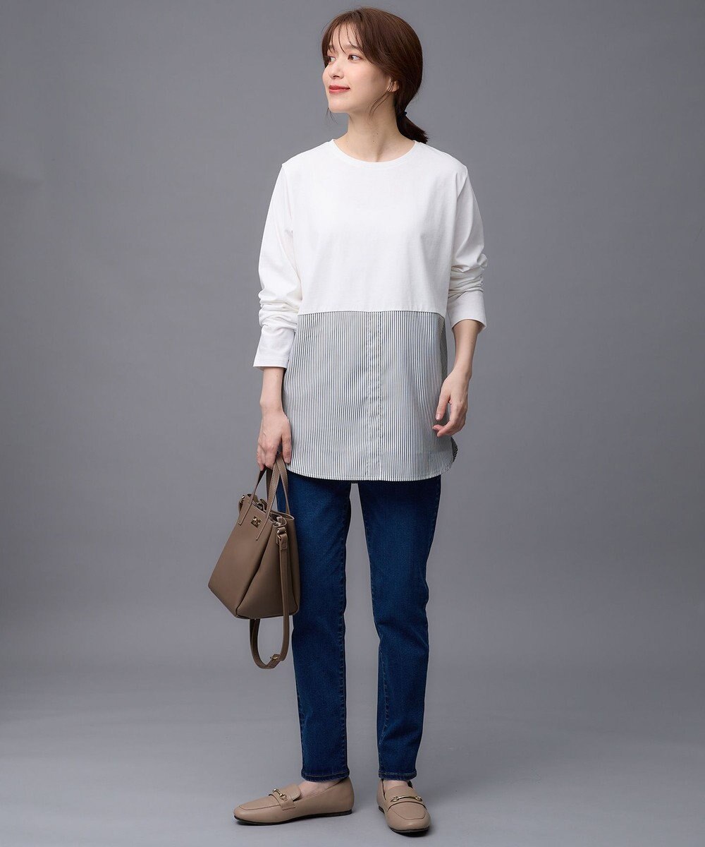 ANY シャツコンビテールＴシャツ 