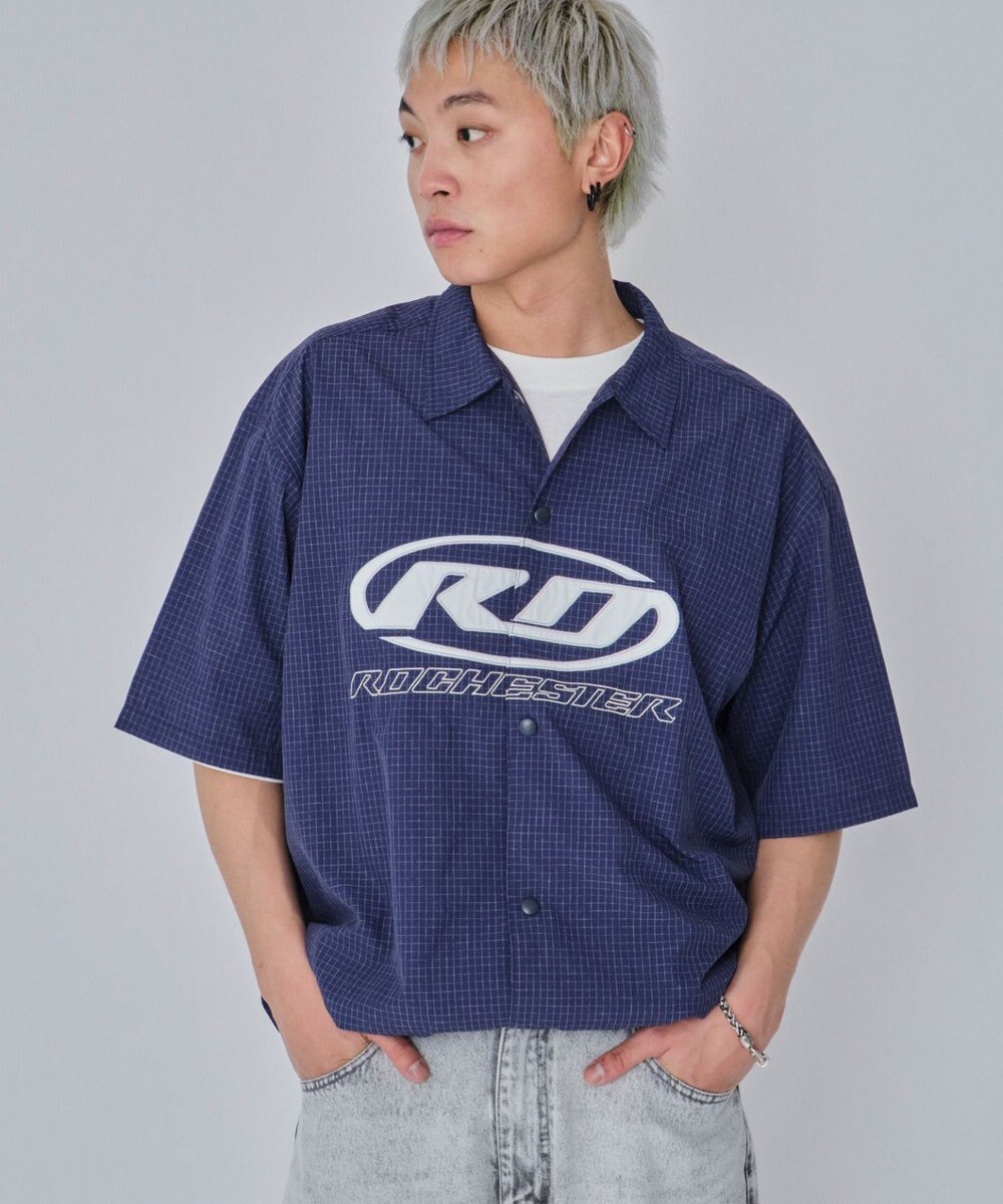 WEGO 【ユニセックス着用ITEM】リップストップグラフィックシャツ（SS） 