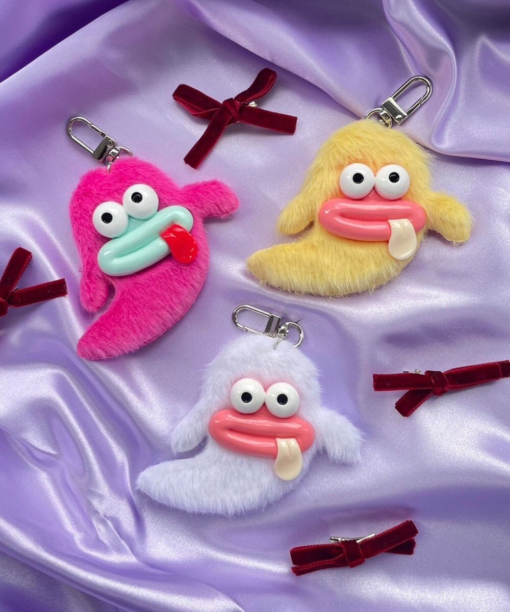 WEGO ミニぺろりんモンスターぬいぐるみキーホルダー 