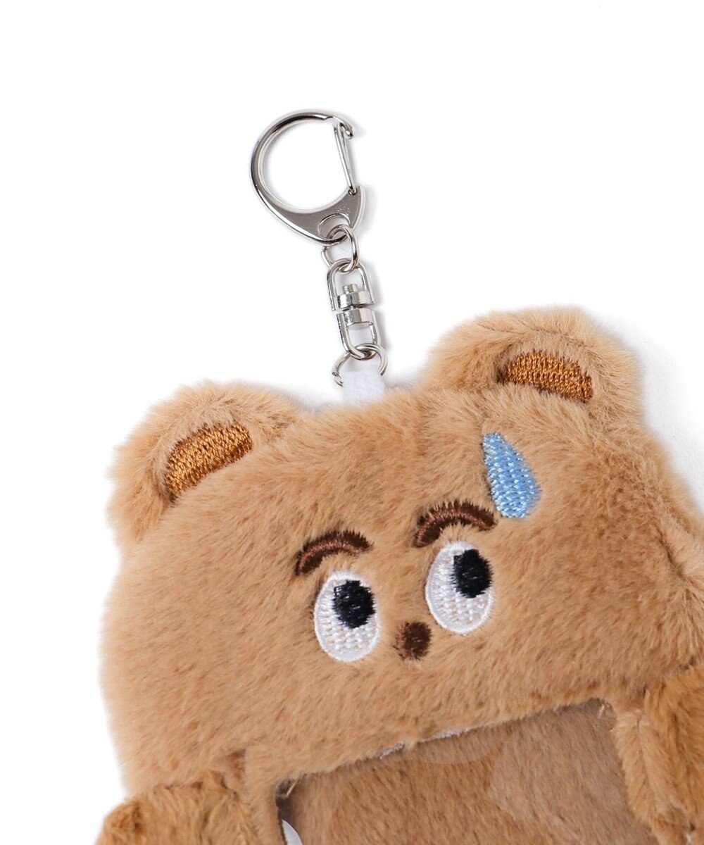 WEGO ふわふわぬいカードホルダーキーホルダーA 