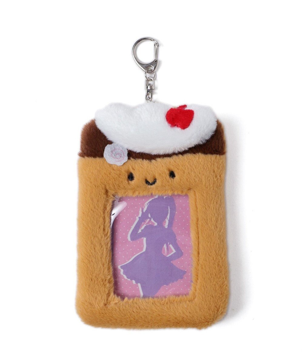 WEGO ふわふわぬいカードホルダーキーホルダーA 