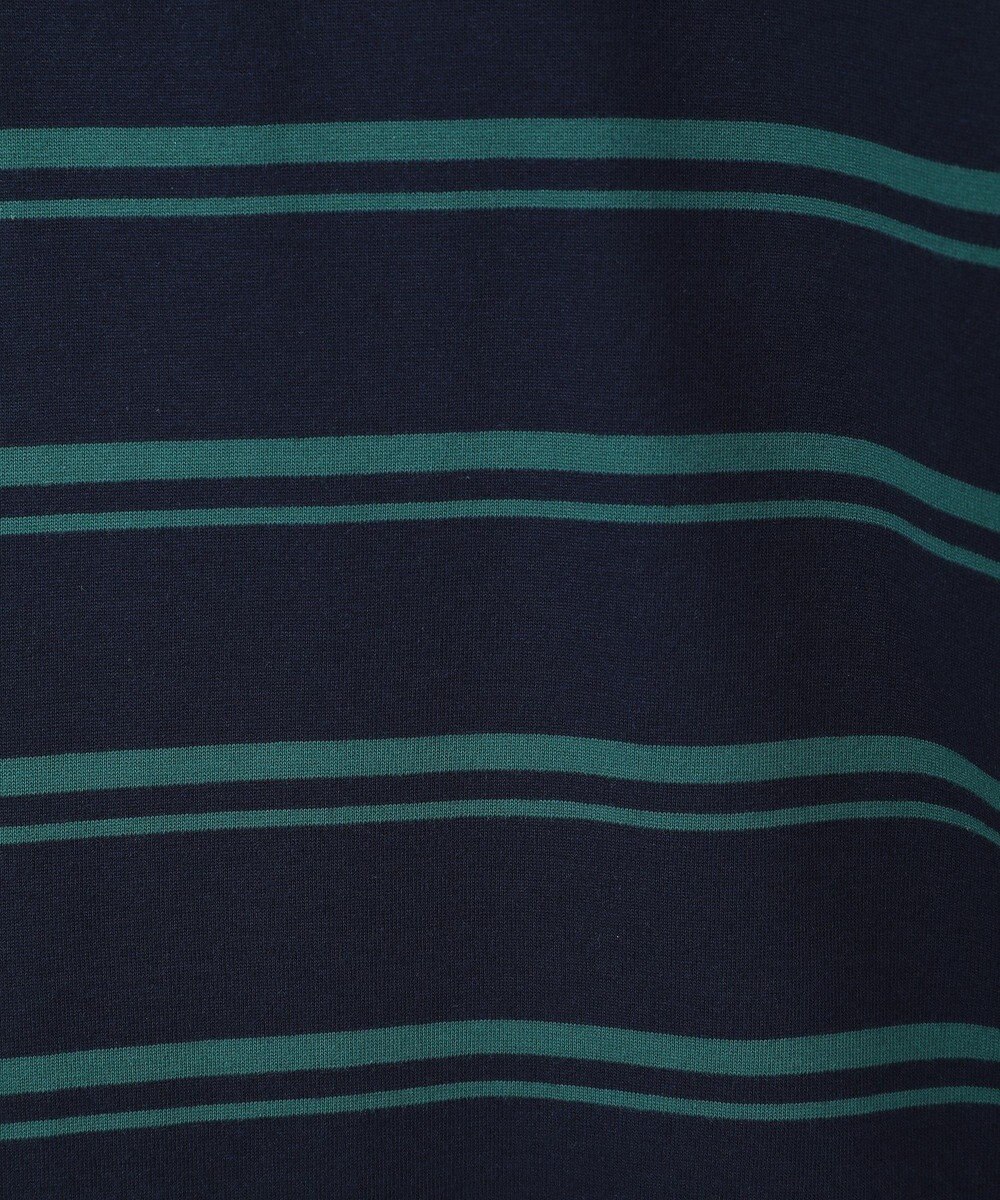 earth music&ecology ボーダールーズラガーシャツ 