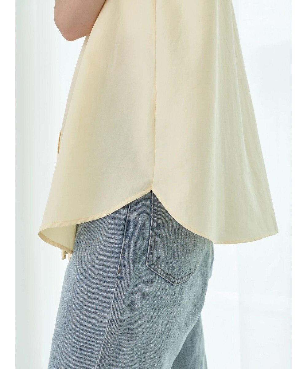 earth music&ecology デコルテレースフリルブラウス 