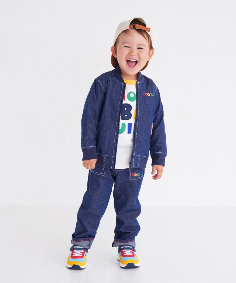 MIKI HOUSE HOT BISCUITS 【80-120cm】 やわらかデニムパンツ 