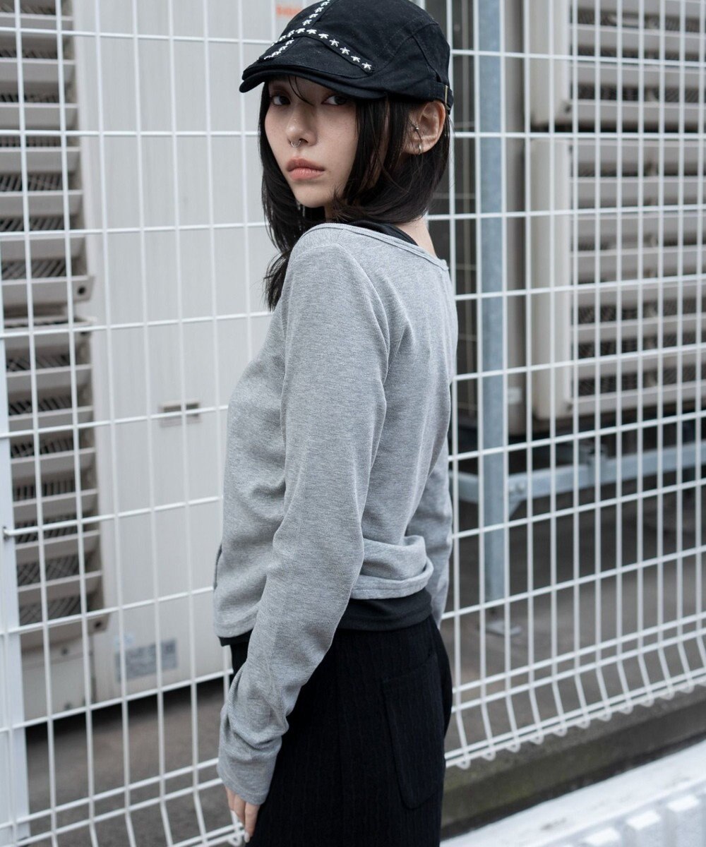 WEGO カーデドッキングレイヤードロンT 