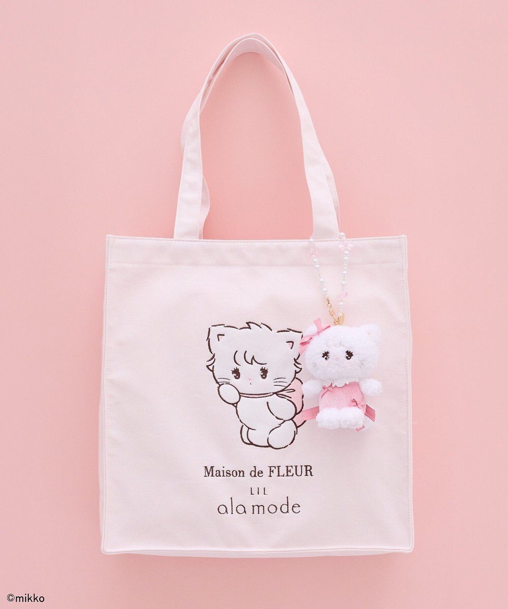 Maison de FLEUR Lil ala mode スクエアトートバッグ 