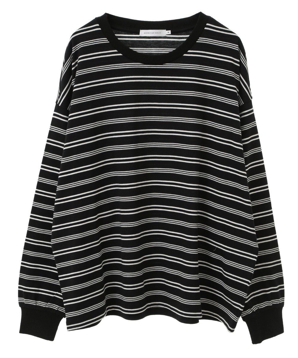 AMERICAN HOLIC ランダムボーダーＢＩＧ　Ｔシャツ 