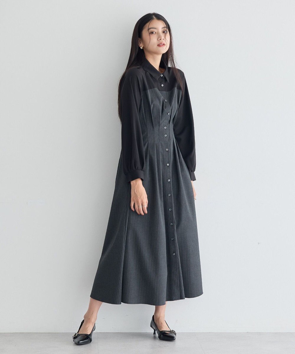 YECCA VECCA ベアドッキングワンピース 