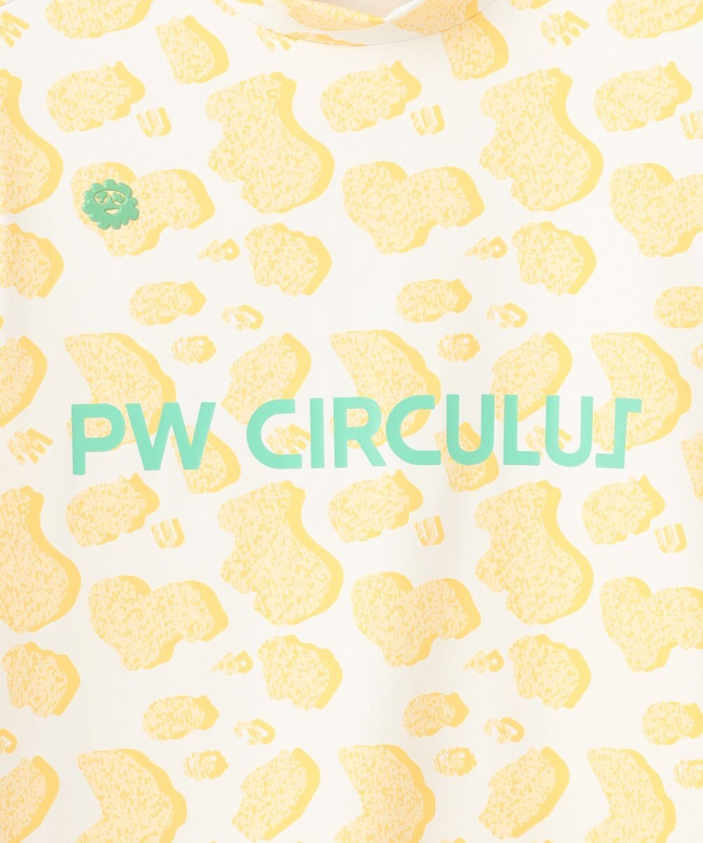 PW CIRCULUS 【永嶋花音プロ着用アイテム】【UV遮蔽率99.5% UVカット / 速乾 / ストレッチ】【WOMEN】アニマルドットモックT ゴルフウェア レディース 