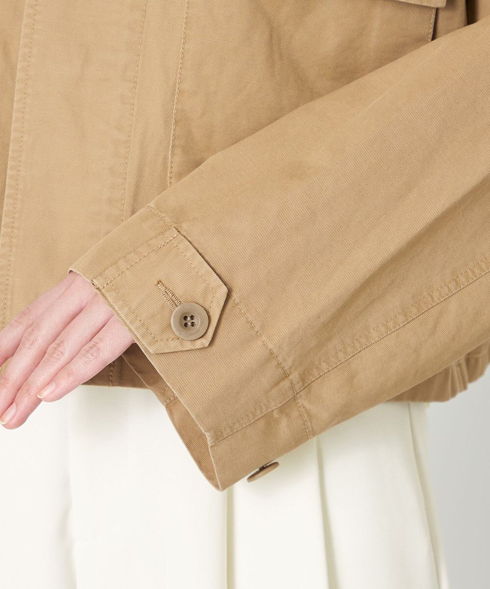 NAVE 【ReNAVE・セットアップ可/洗える】コットンリネンカルゼ ショートジャケット 