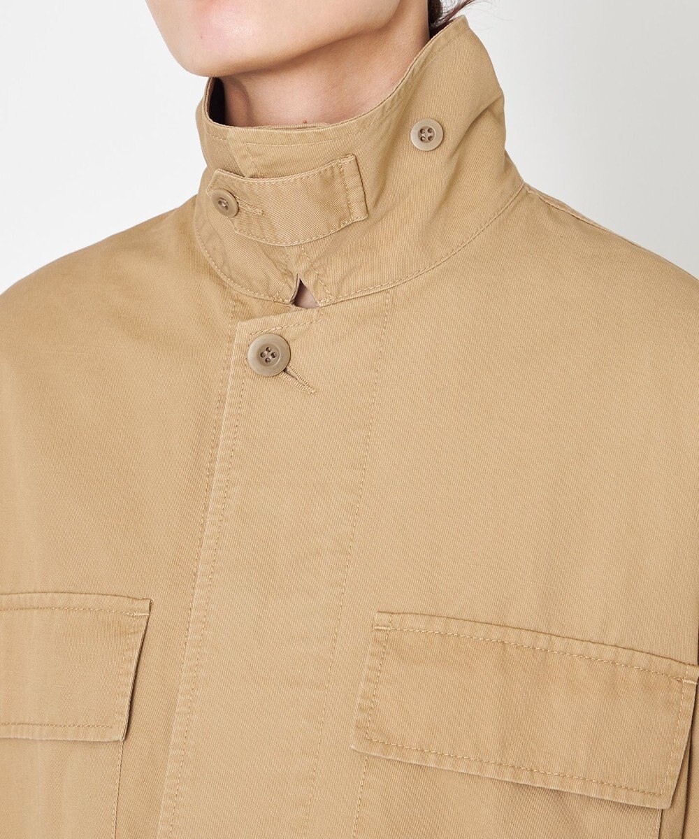 NAVE 【ReNAVE・セットアップ可/洗える】コットンリネンカルゼ ショートジャケット 