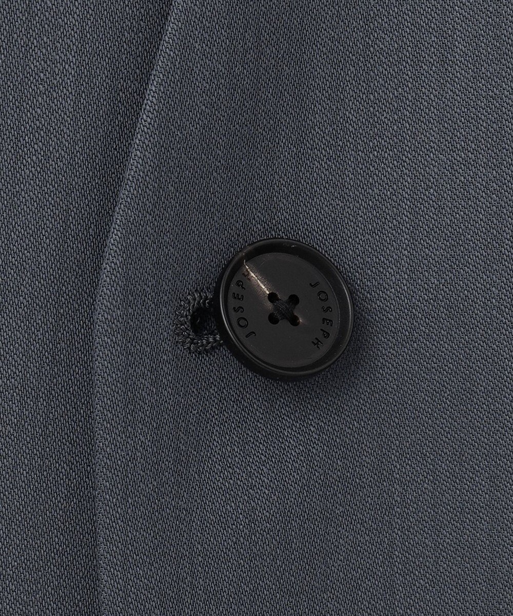 JOSEPH HOMME 【洗えるWOOLセットアップ】ウーステッドバラシャ　ノーカラージャケット 