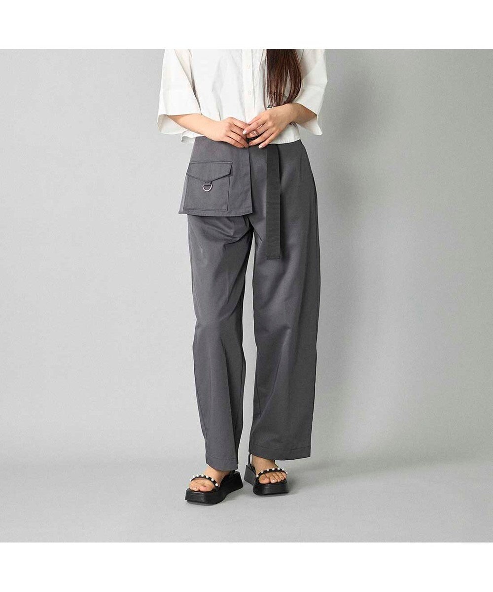 MODE ET JACOMO <noyau>パールデザイン厚底スポーツサンダル 