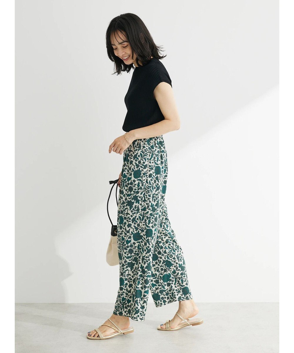 Green Parks ・Ｐｅｔｉｔ　Ｆｌｅｕｒ　フレンチスリーブリブニット 