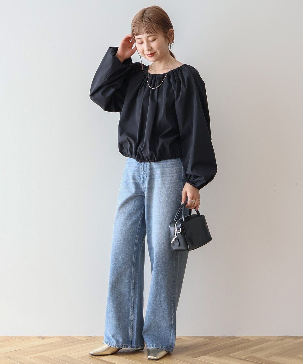 AMERICAN HOLIC イージーケアオフショルダーギャザーブラウス 