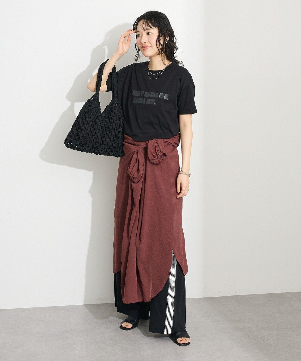 CRAFT STANDARD BOUTIQUE ヴィンテージボイル袖シャーリングワンピース 