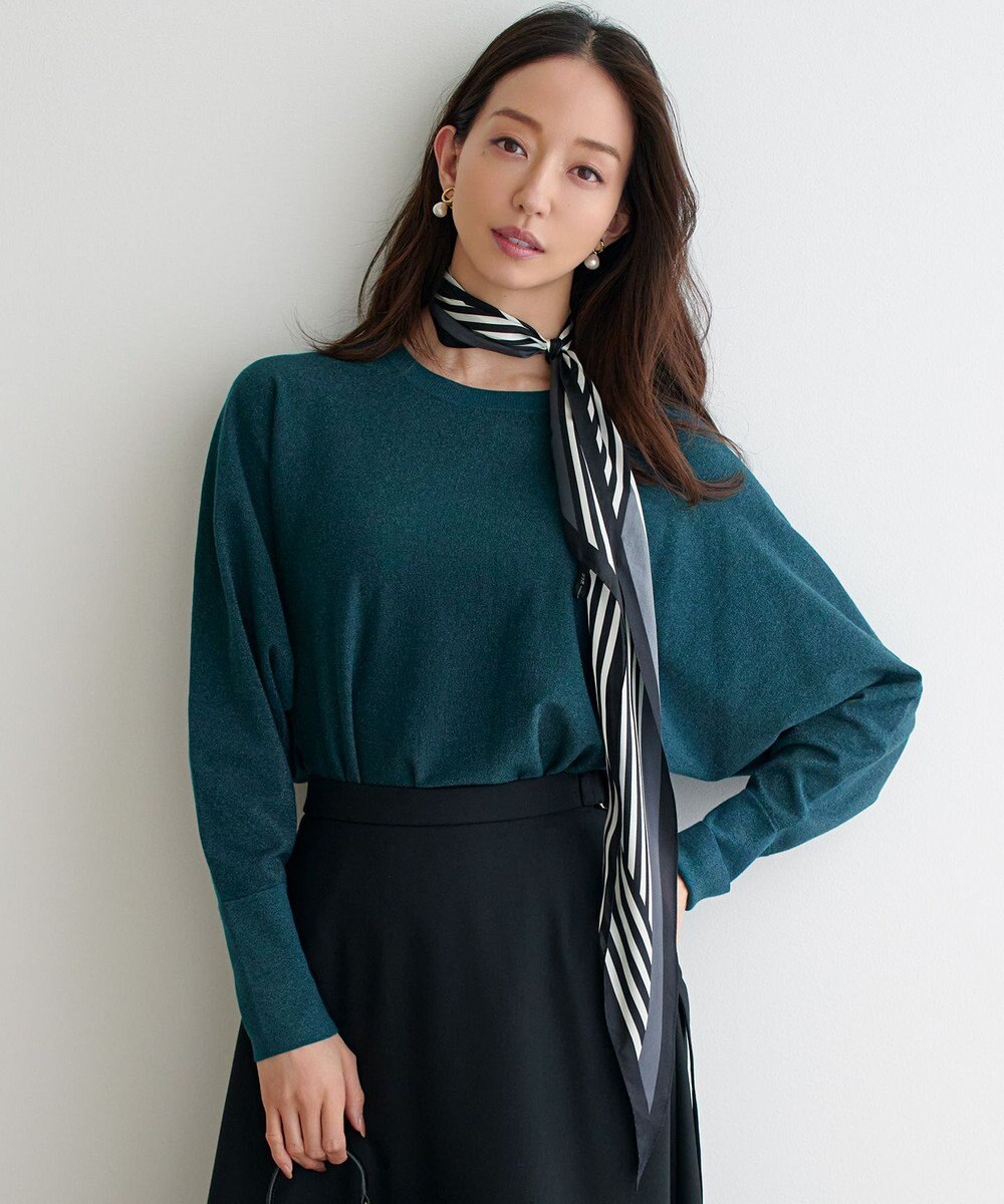 23区 【滝沢眞規子さん着用/VERY掲載】ランダムストライプ ダイヤ スカーフ 