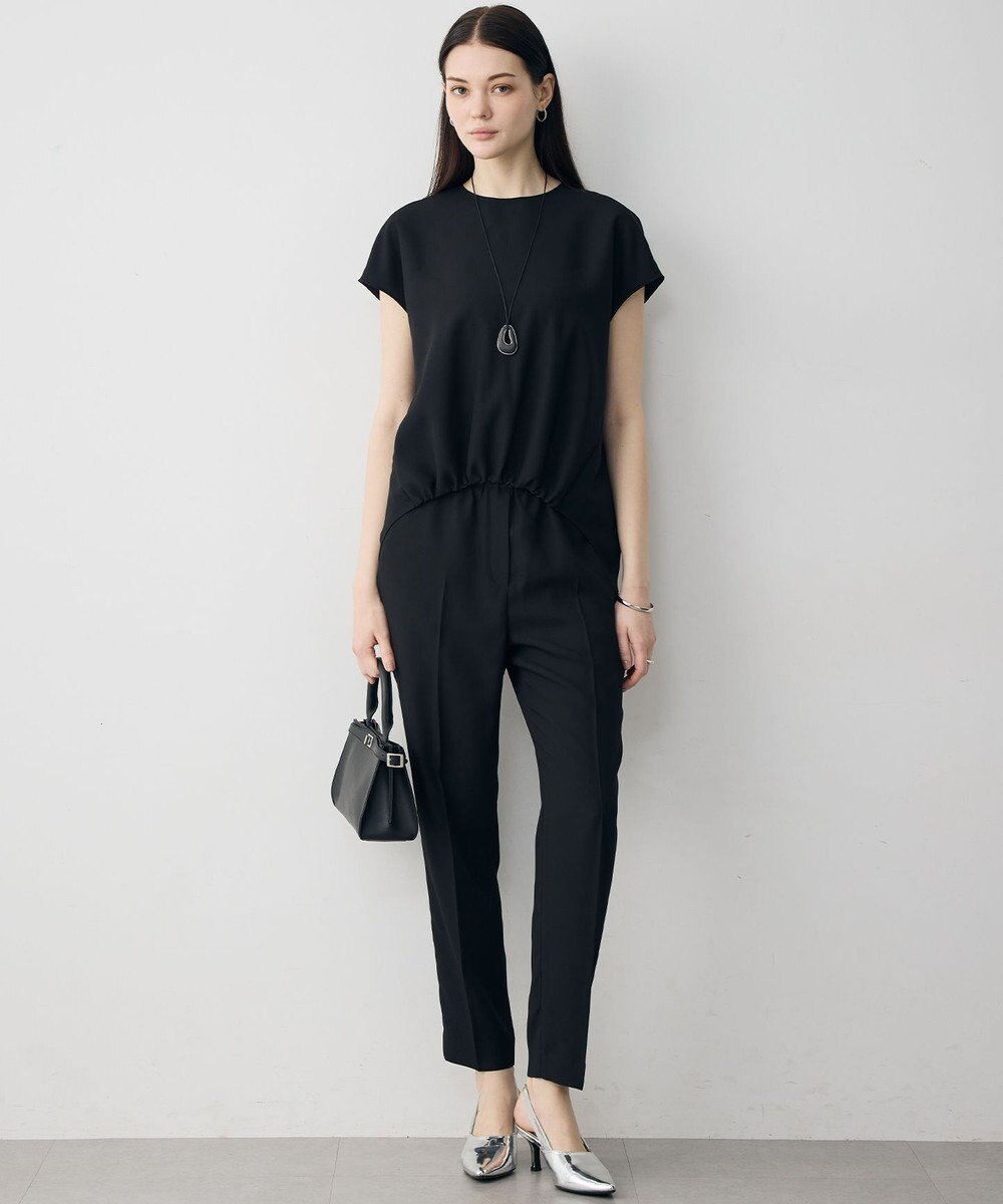 ICB 【WEB限定カラーあり】FluidBackSatin ドロストパンツ 