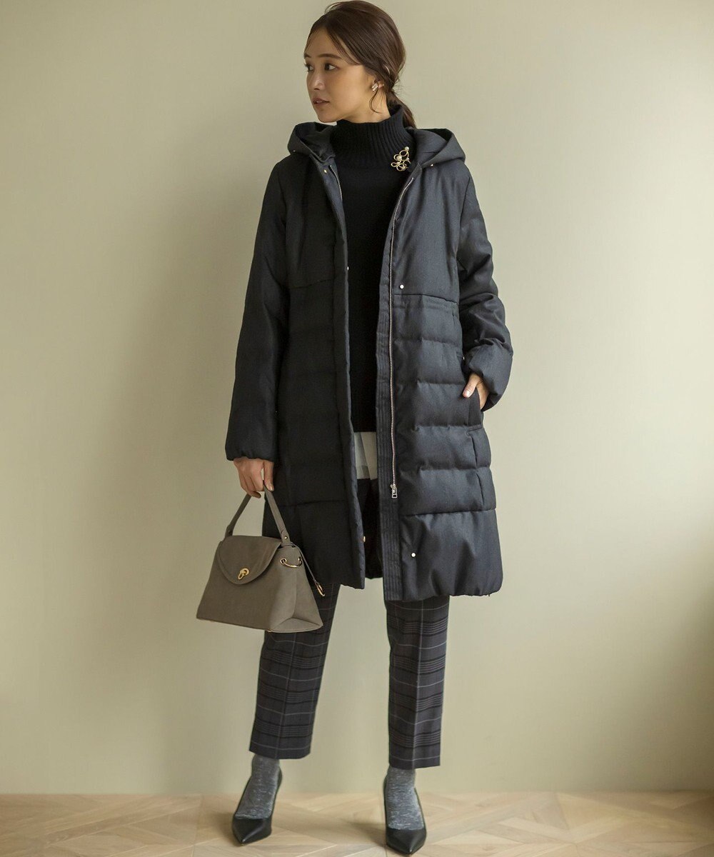 組曲 【WEB限定カラーあり】ウールライクストレッチ イージーパンツ 