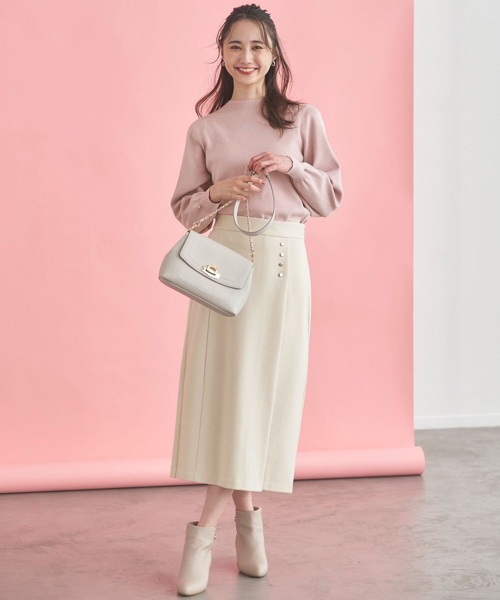 ANY SIS S 【洗える】チョコレートカラー ニット 