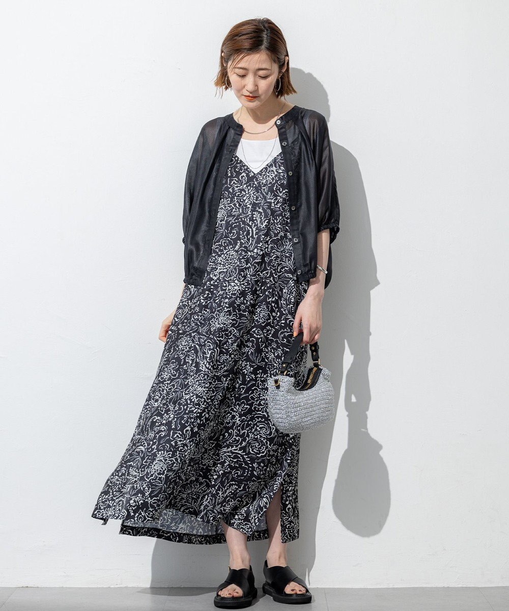 23区 S 【洗える】ソフトシアーフィルム コンパクト ブラウス 