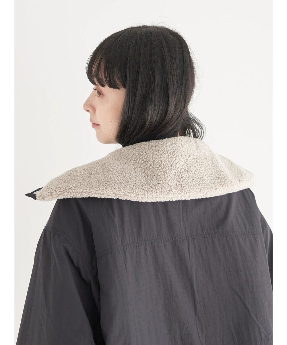 earth music&ecology リバーシブルボアブルゾン 