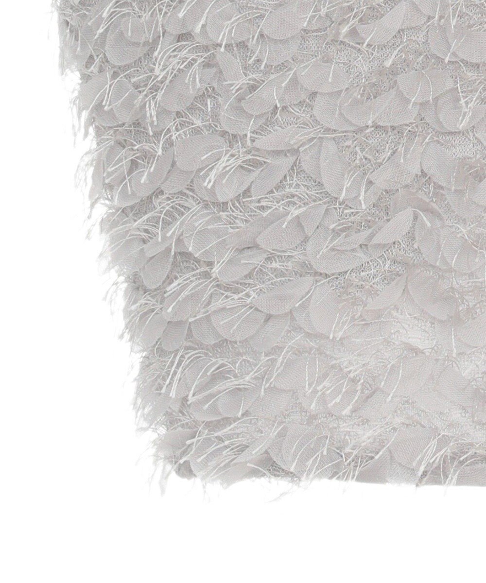 earth music&ecology フリンジミックスチュールビスチェ 