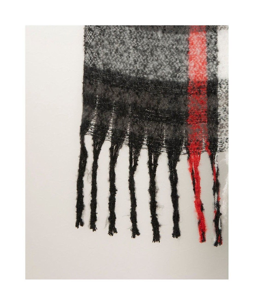 UNBILLION カシュネ cache nez / 太フリンジハーフチェックストール 