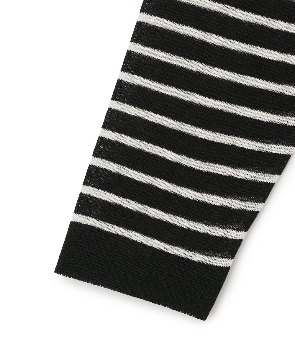 UNFILO シアーフォルムニット ボーダー 