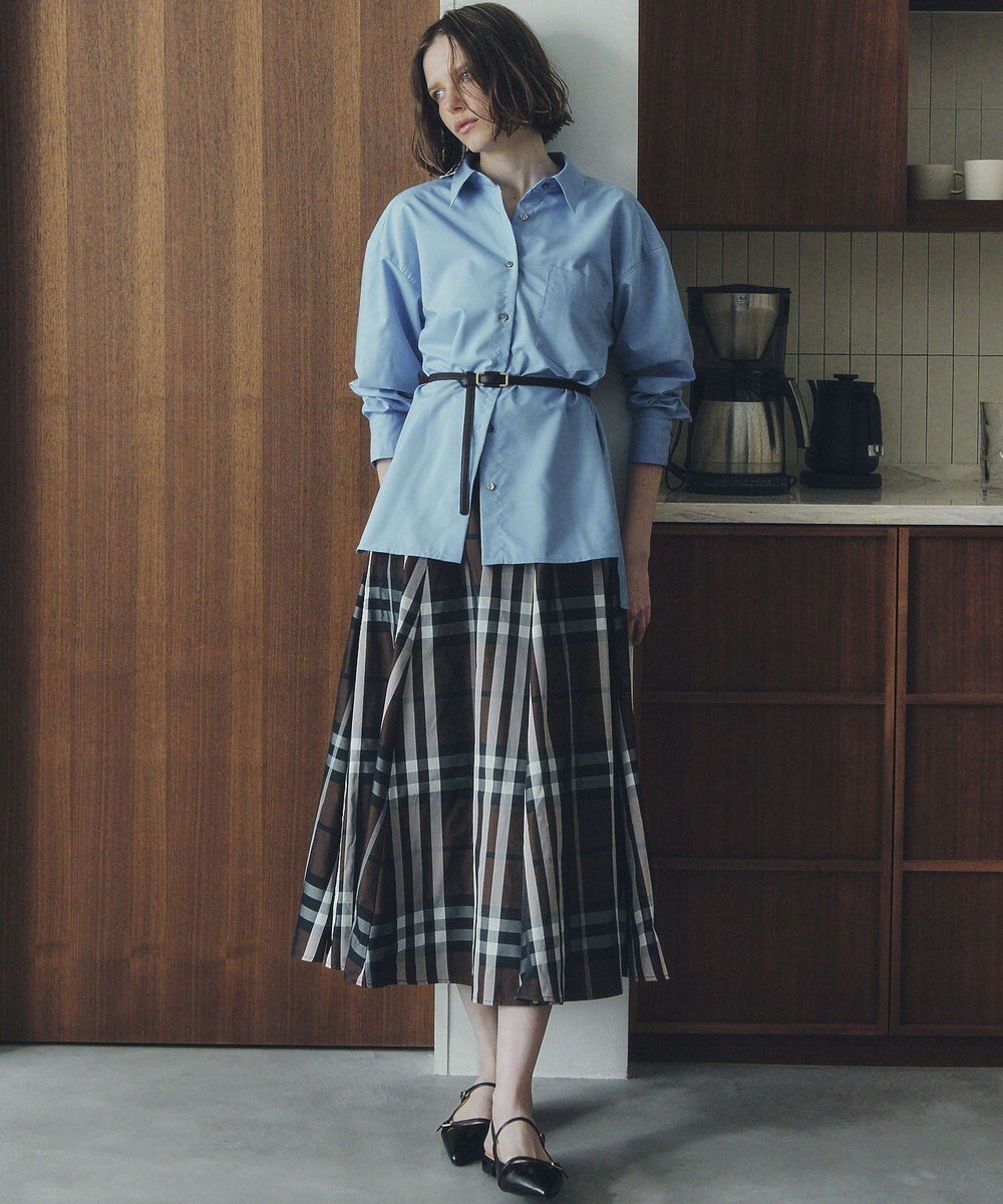 YECCA VECCA 【撥水】メモリーフレアスカート 