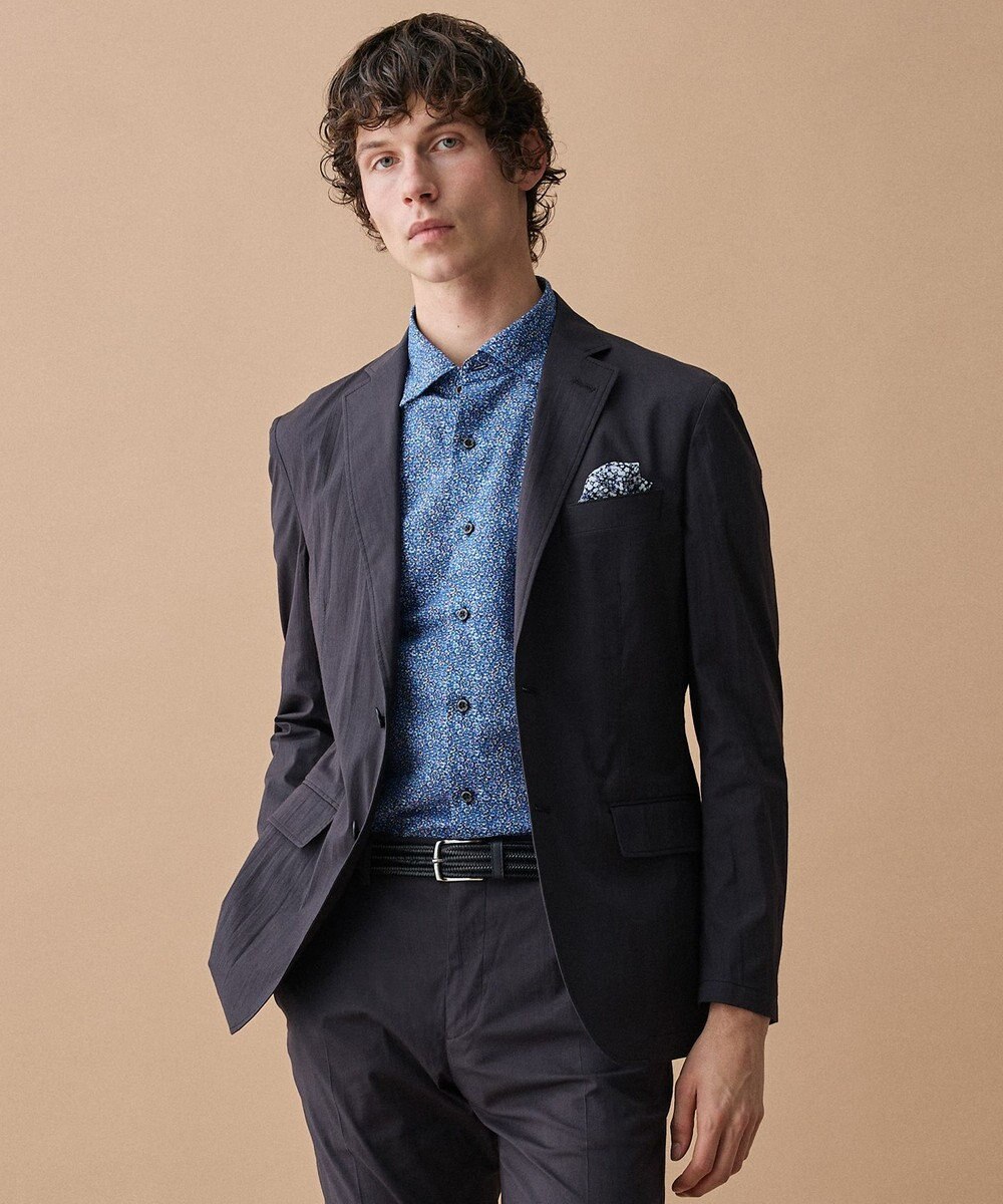 JOSEPH ABBOUD 【ストレッチ/軽量/Eco撥水/オーガニックコットン使用】マイクロピケストレッチジャケット 