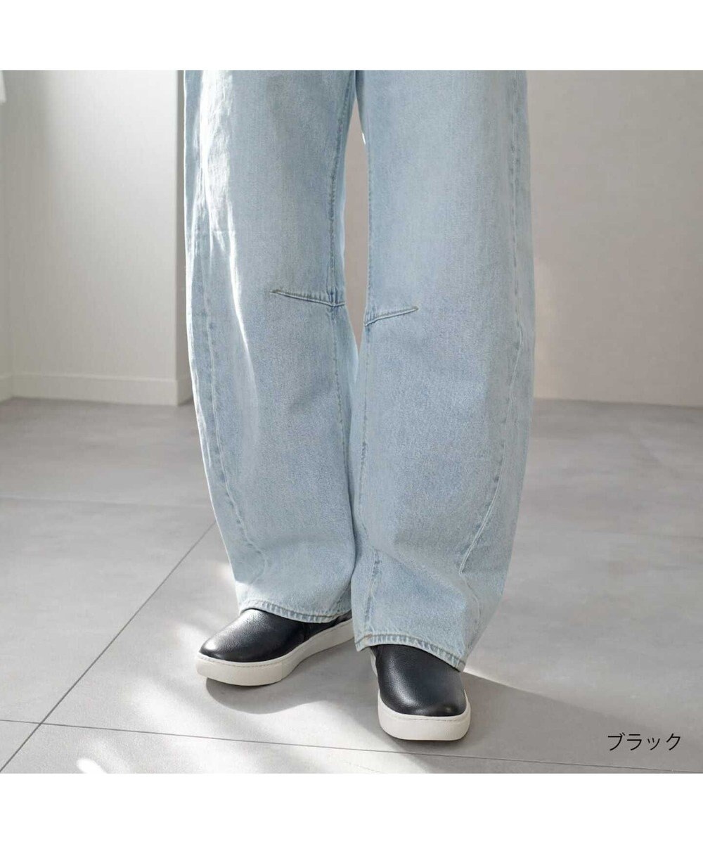 Pointer 本革スライドオンスリッポン 