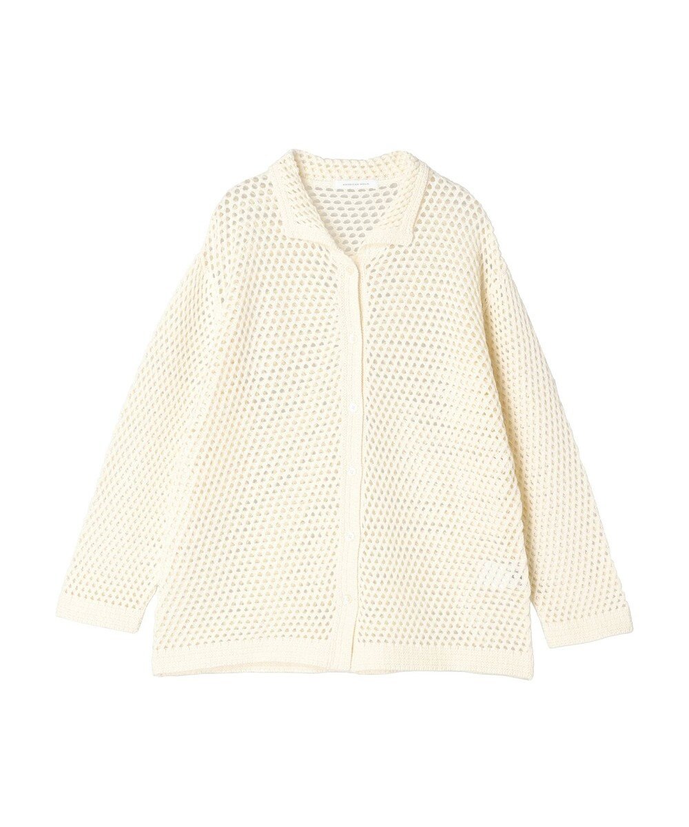 AMERICAN HOLIC 透かし編みニットカーディガン 