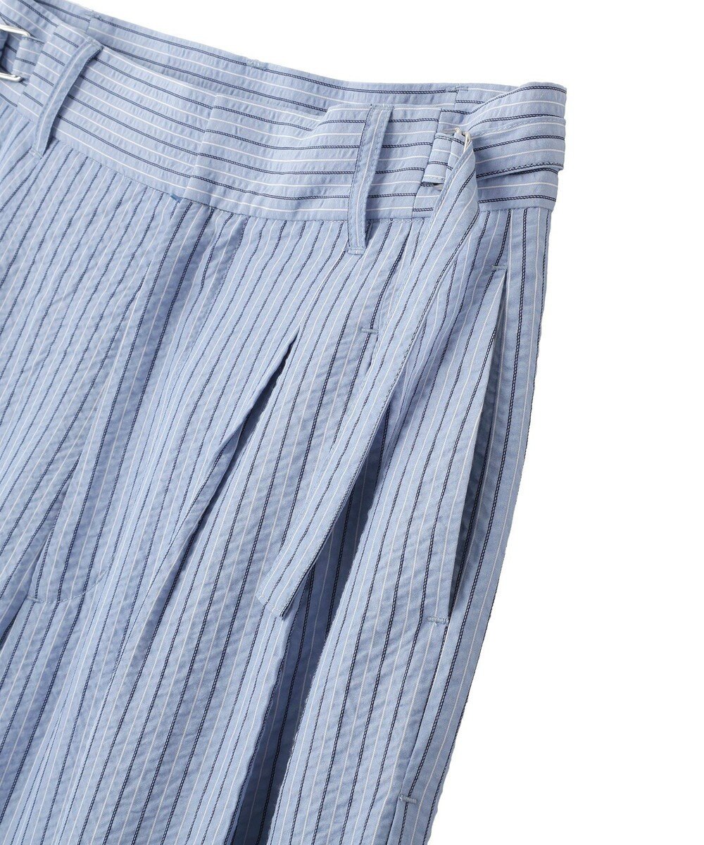 CRAFT STANDARD BOUTIQUE ベルトデザインワイドパンツ 