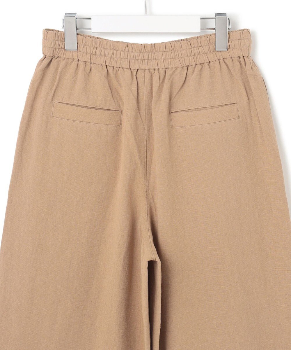 J.PRESS YORK STREET 【WOMEN】ワンウォッシュリネンコットン ワイドパンツ 