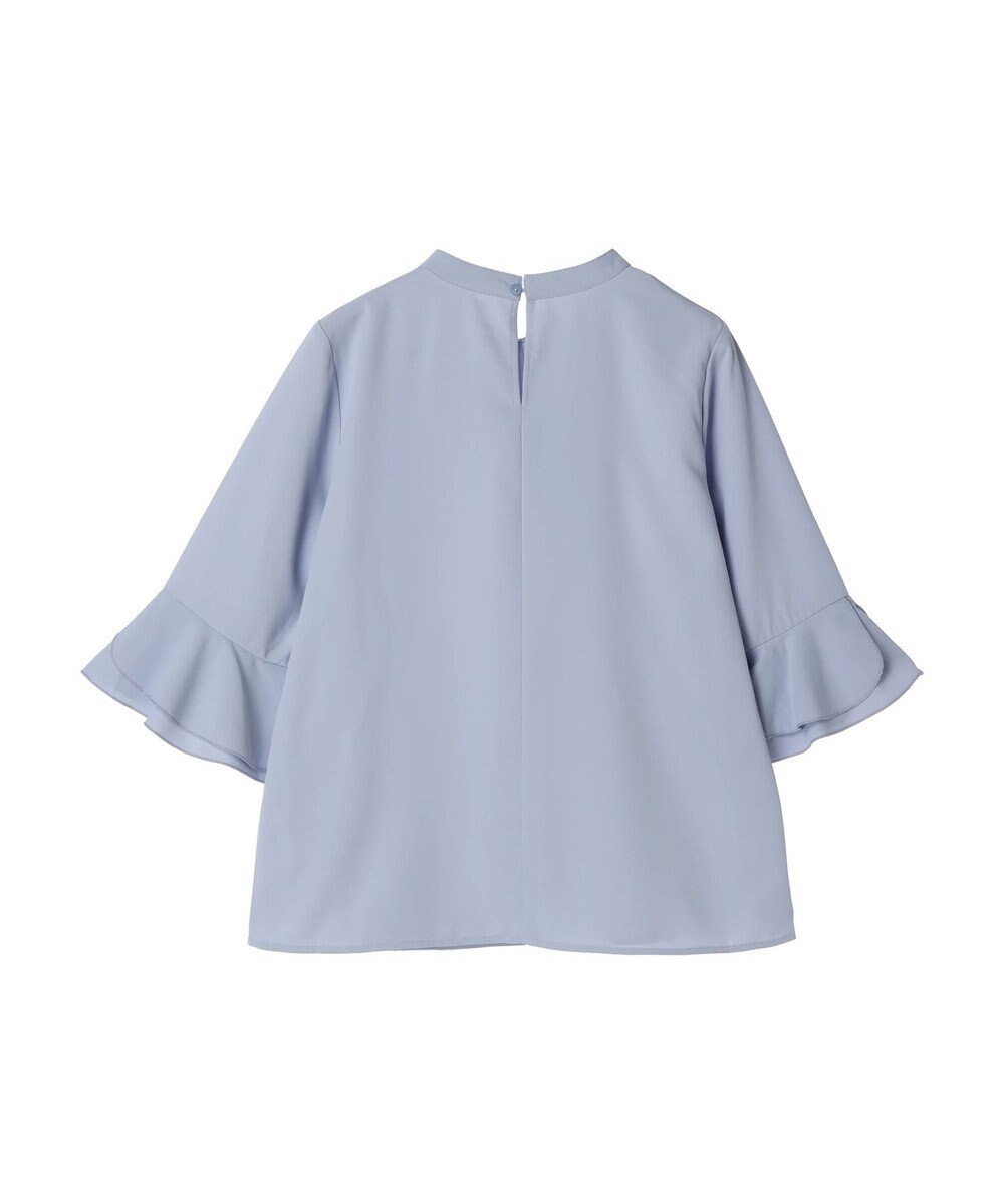 earth music&ecology ラッフル７分袖ブラウス 