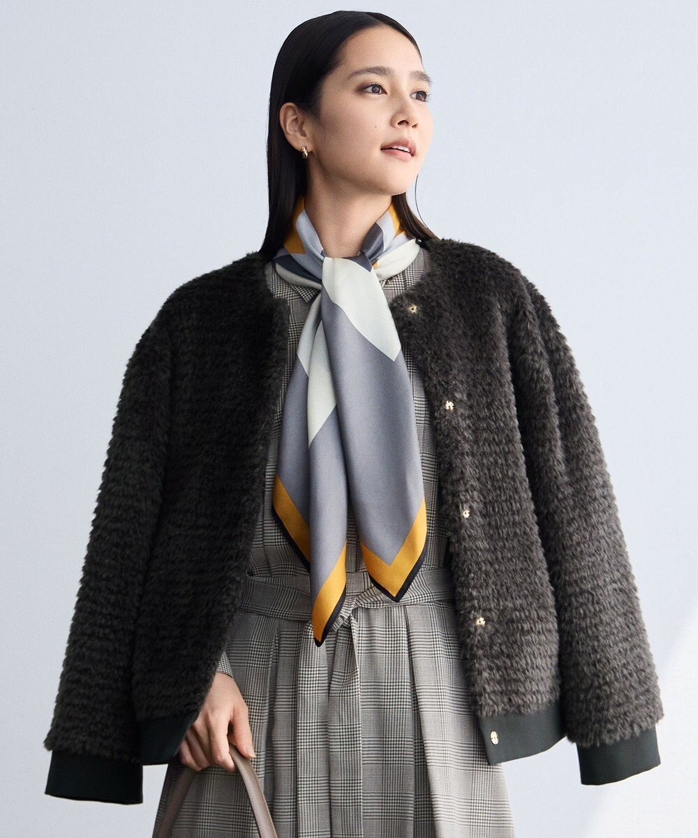 自由区 L 【カタログ掲載】ファー アウター 