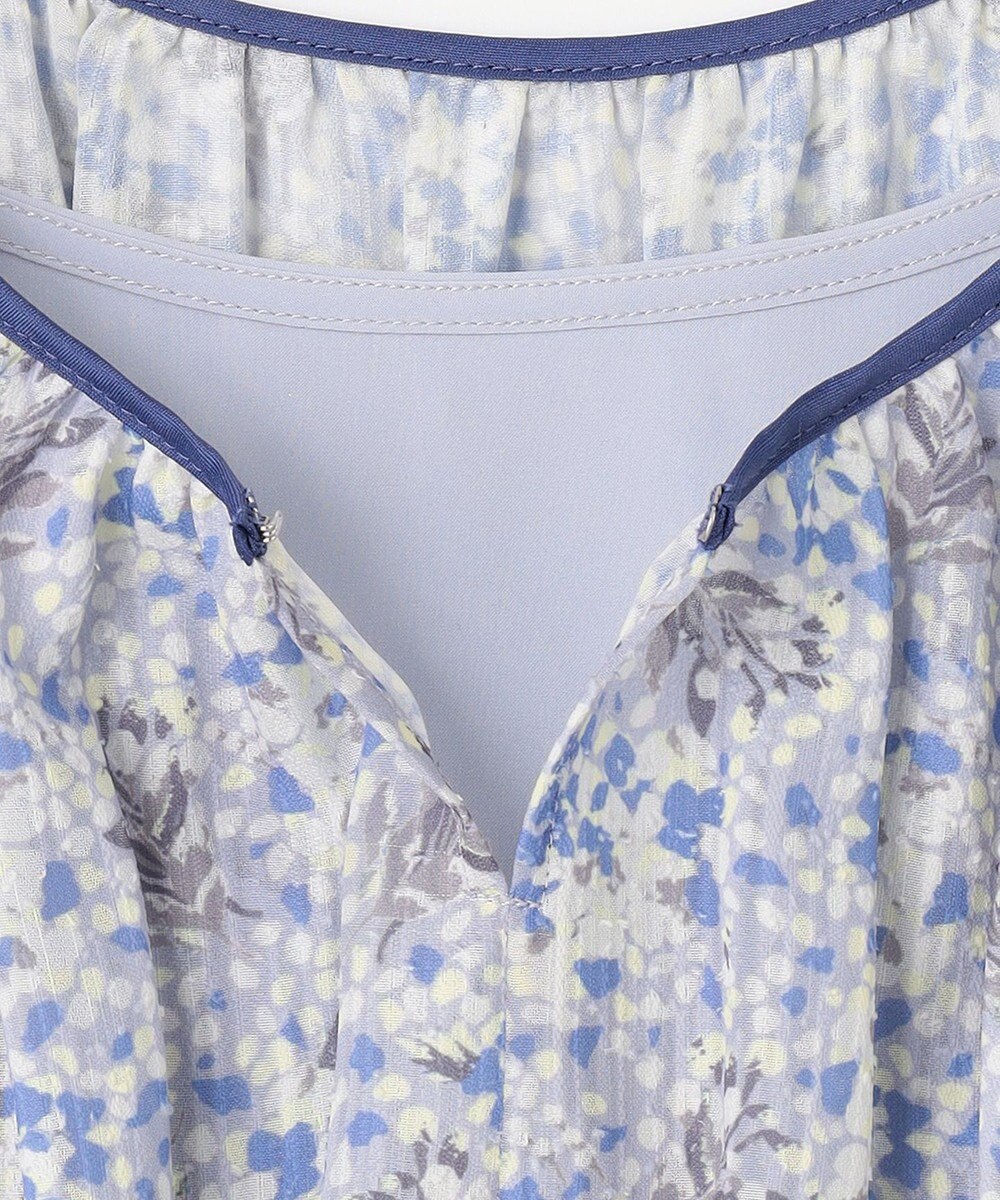 ANY SIS 【洗える】リーフMIXプリント ワンピース 