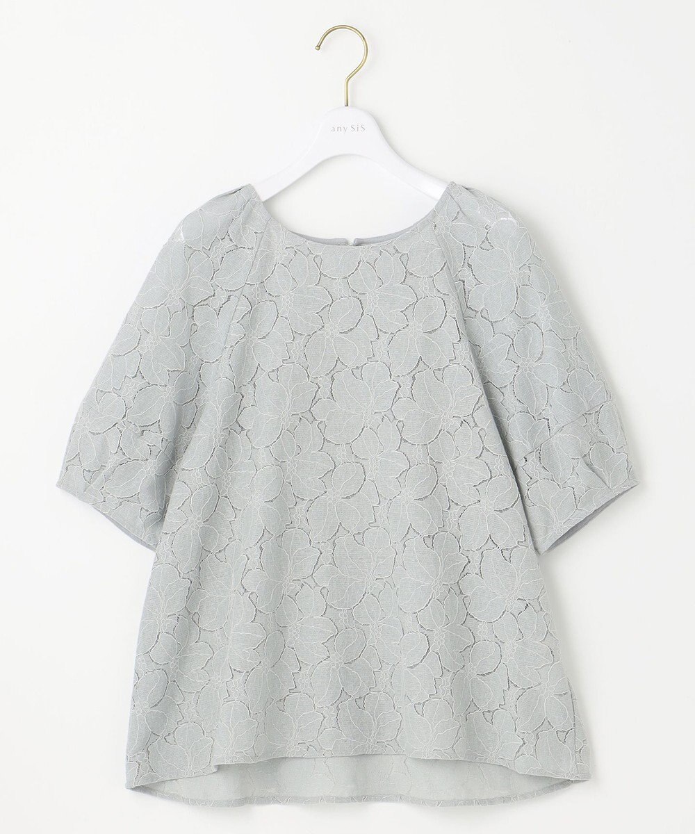 ANY SIS 【洗える】ラグランレースＴ ブラウス 