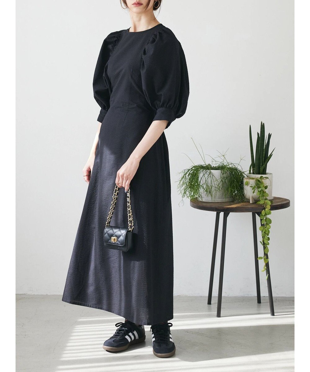 Green Parks AnriettMusee バックカットワークワンピース 