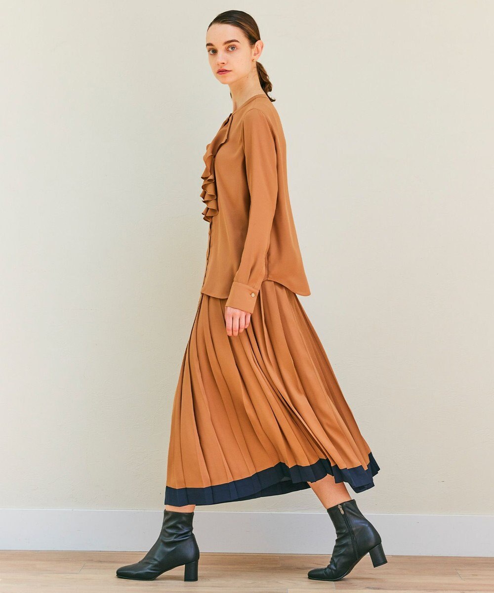 BEIGE， 【WEB限定】MAKALU / フリルブラウス 