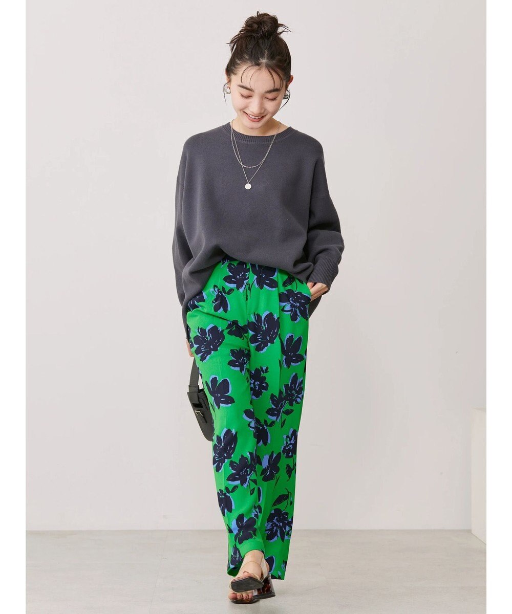 AMERICAN HOLIC ラウンドスウェットライクニットプルオーバー 