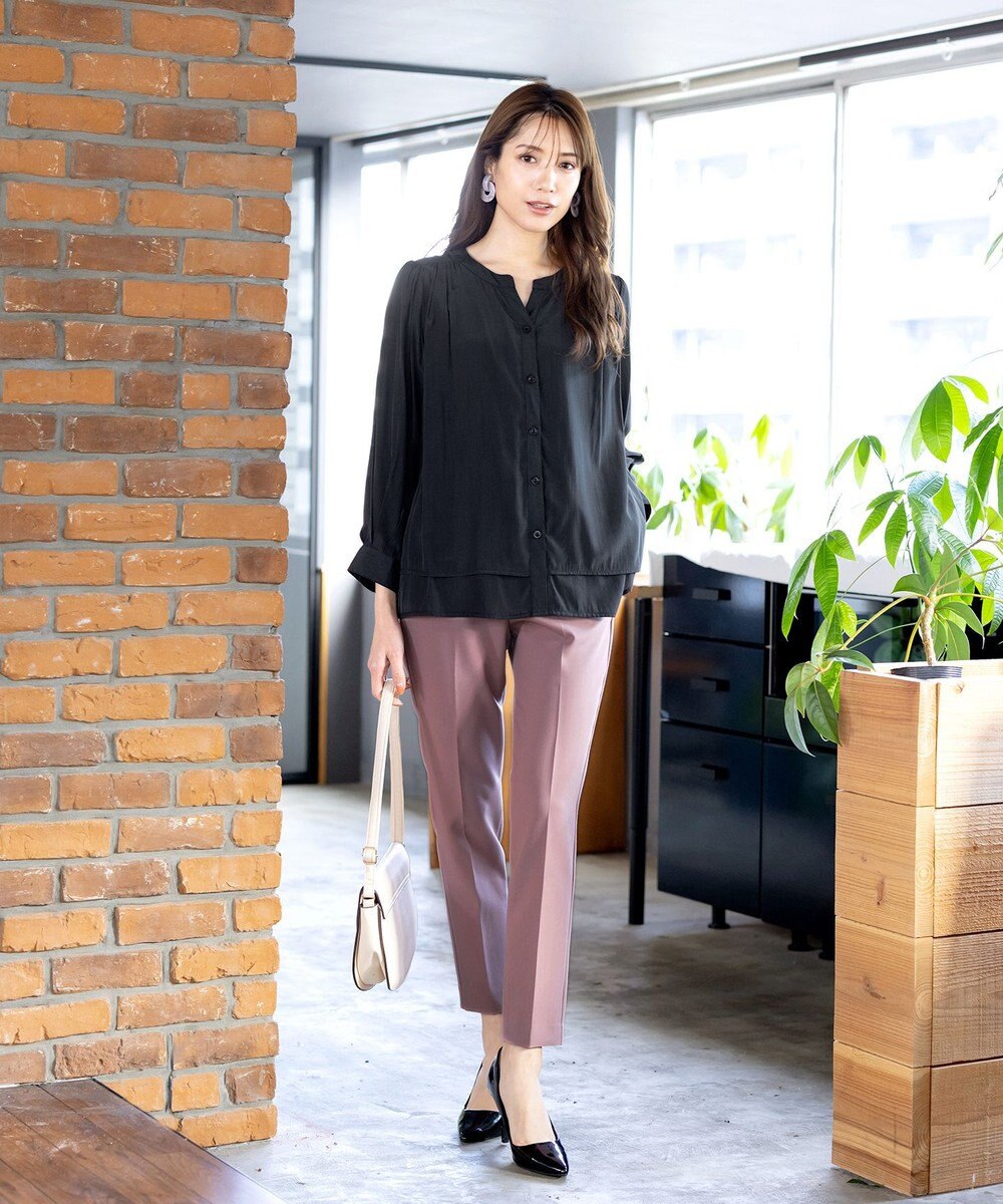 Tiaclasse 【洗える】テーパードパンツ 