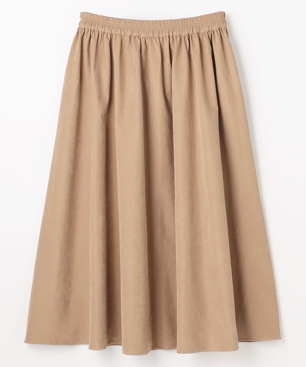 ANY L 【2SET】バイカラーニット×スエードスカートセット 