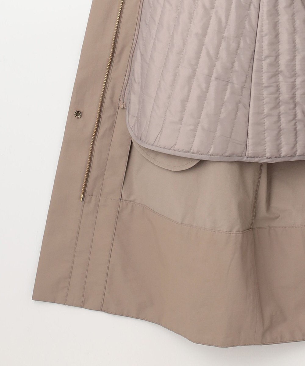 組曲 【WEB限定】中綿ライナー付きモッズ コート 