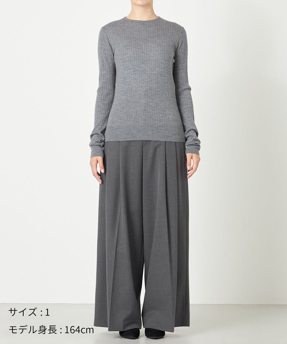 NAVE 【Nave・手洗い可】リュクスウール クルーネックニット 