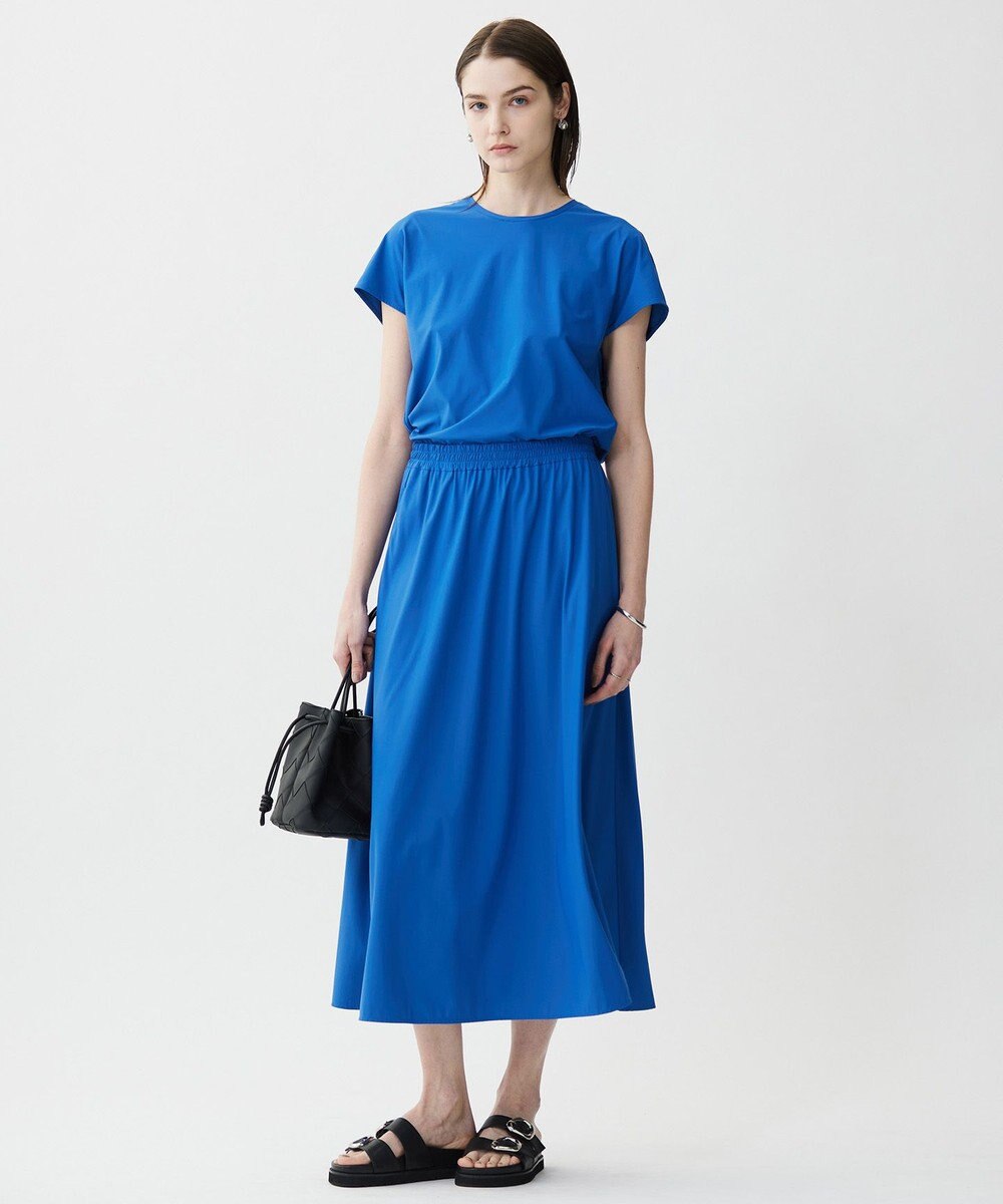 ICB 【WEB限定カラーあり・UVカット・接触冷感・速乾】マットスキューバ フレアスカート 