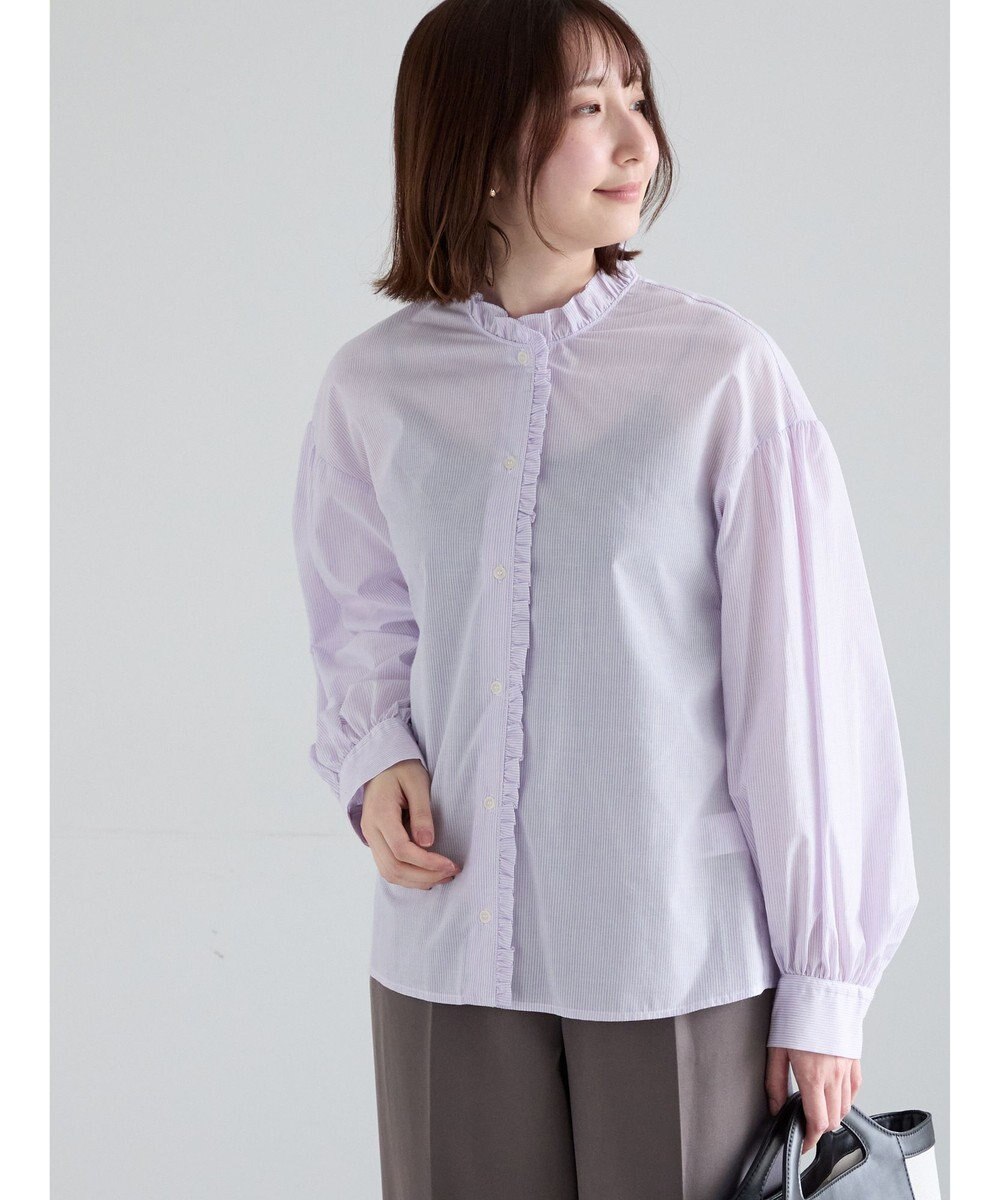 Te chichi パターンアソートスタンドフリルブラウス 